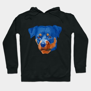 Rottweiler dog face Hoodie